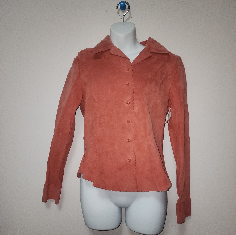 Telluride Clothing Co.Suede Leather Jacket M NWT